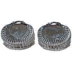 Set of 12 Hard to Find Gorham American Sterling Silver Scallop Shells