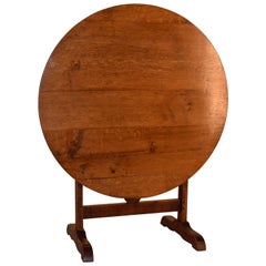 19th Century French Wine Tasting Table