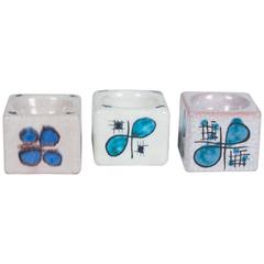 Three Square Ceramic Dished by Paul Speck 9