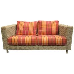 French Mid-Century Rope Sofa and Two Lounge Chairs Attributed to Audoux-Minet 11