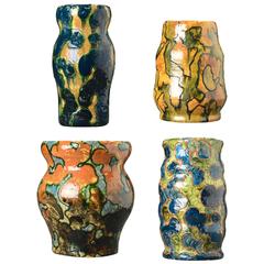 Quartet of "Camouflage" Vases by Daniel Andersen for Michael Andersen & Sons 4