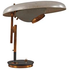 Adjustable Oscar Torlasco Table Lamp for Lumi