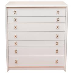 Lacquered Paul Frankl Seven-Drawer Chest