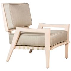 Paul Marra Low Lounge Chair in Bleached Maple 6