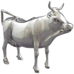 Italian Silver Cow Creamer