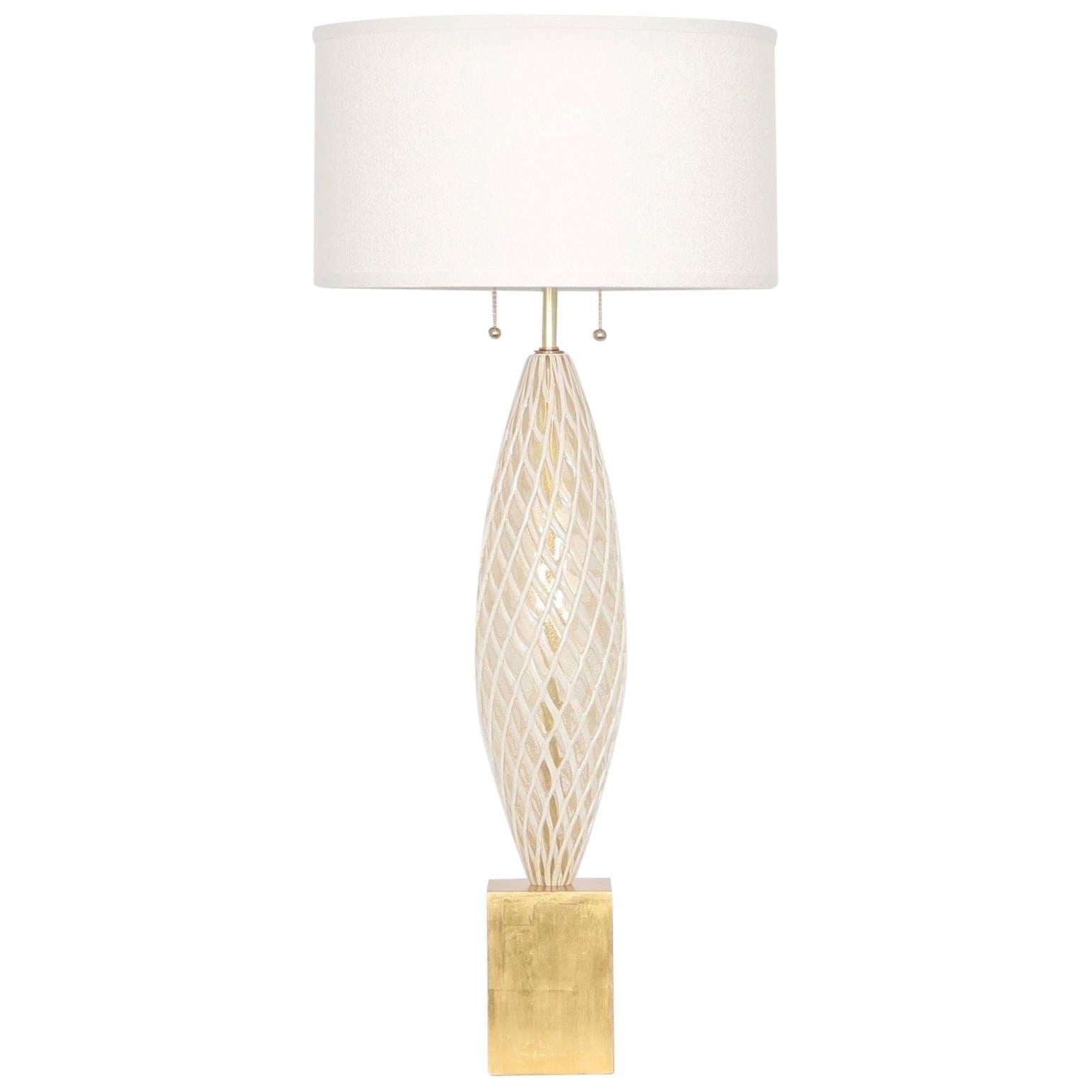 Mid-Century Modern Murano Lamp by Venini
