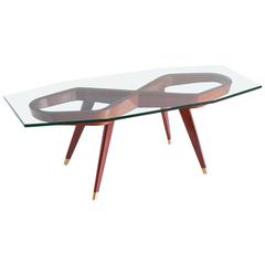 Exceptional Mahogany Dining Table Attributed to Osvaldo Borsani, 1948 4
