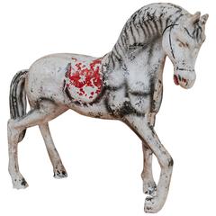 Antique Early 20th Century Papier Mâché Horse