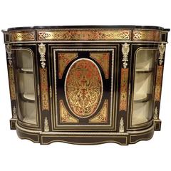 Fine Quality Boulle Victorian Period Credenza