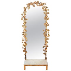 'Gracie' Flower Light Mirror