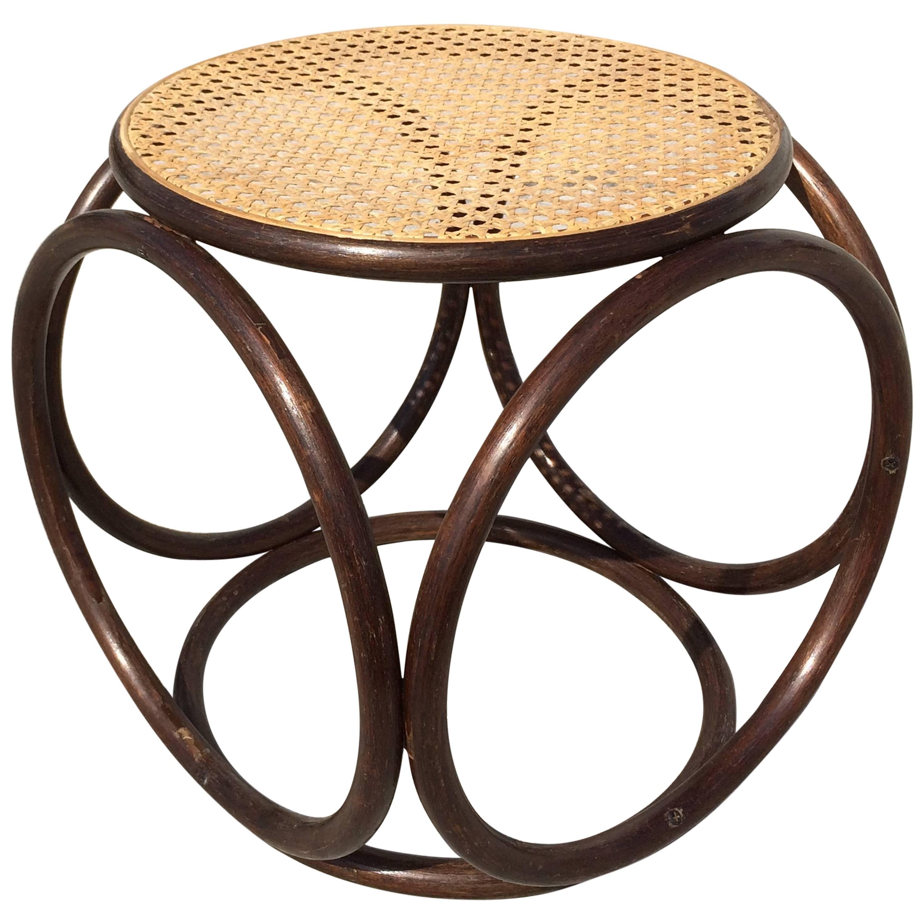 Beautiful Michael Thonet Stool or Ottoman