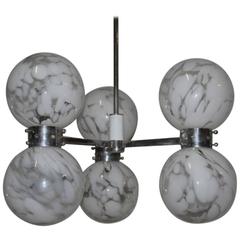 Murano Art Glass Pop Art Chandelier, 1970s