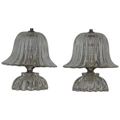Barovier Table Lamp 1940s Italian Murano Art Glass 4