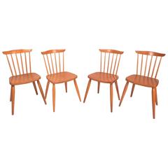 Set of Four Mid-Century Modern Dining Chairs in the Style of Paul McCobb 12