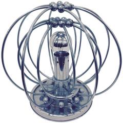 Space Age Italian Chrome Table Lamp, circa 1960 7
