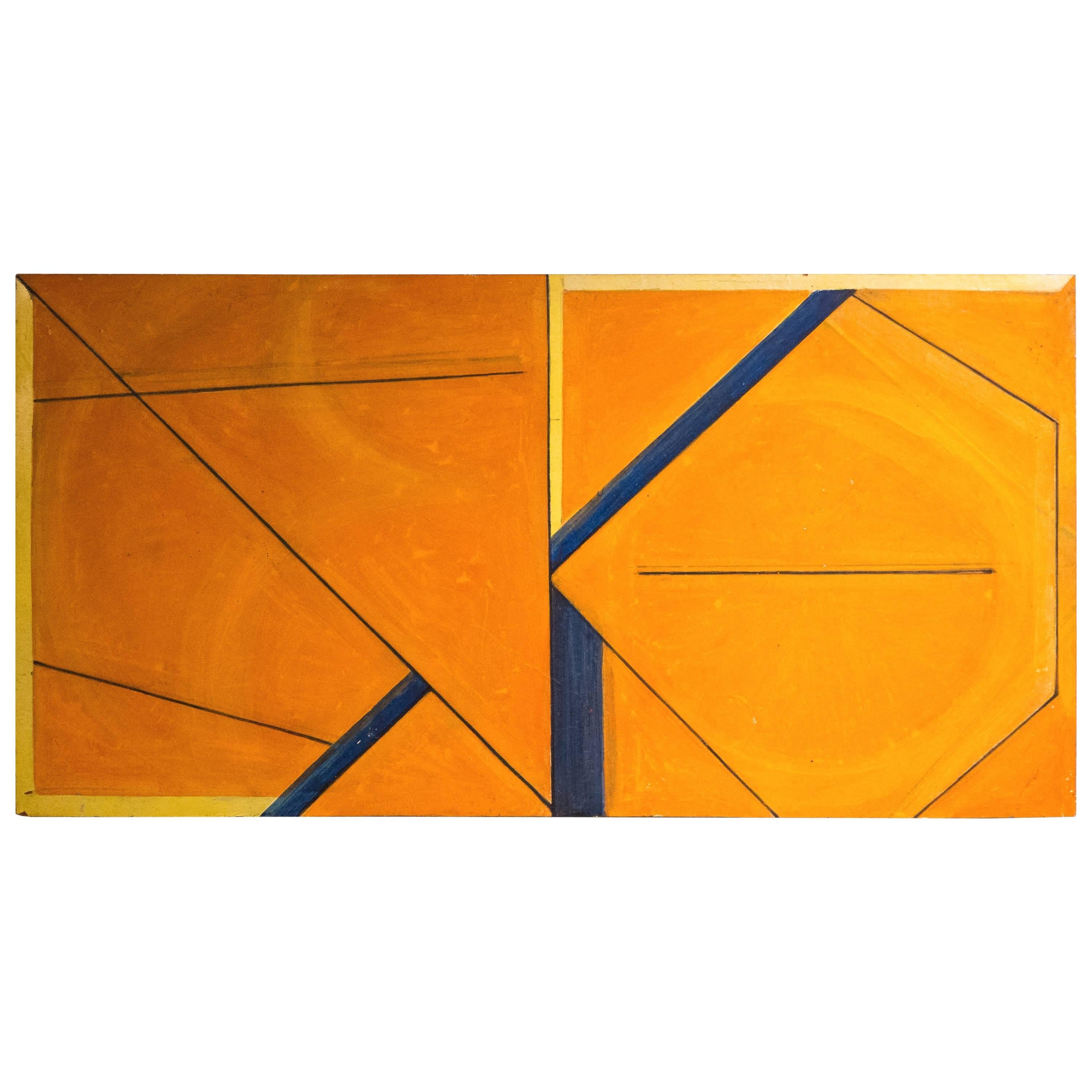 Masaaki Kusumoto Geometric Abstract Painting at 1stDibs