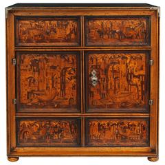 German Marquetry Cabinet