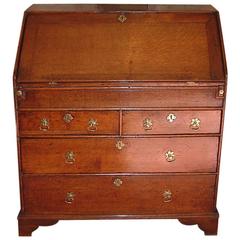 George I Period Oak Bureau Dating from, circa 1720