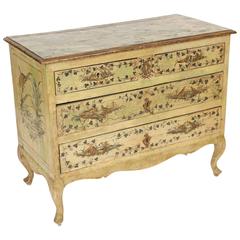 Louis XV Style Painted Italian Commode 11