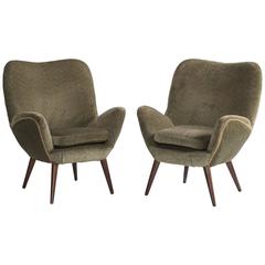Pair of Giuseppe Carmignani Armchairs, circa 1958 3