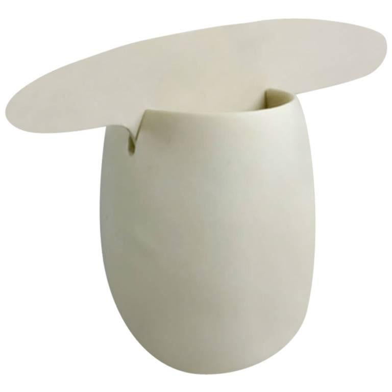 Unique Porcelain Two-Piece Sculptural Vessel by Ruth Duckworth For Sale