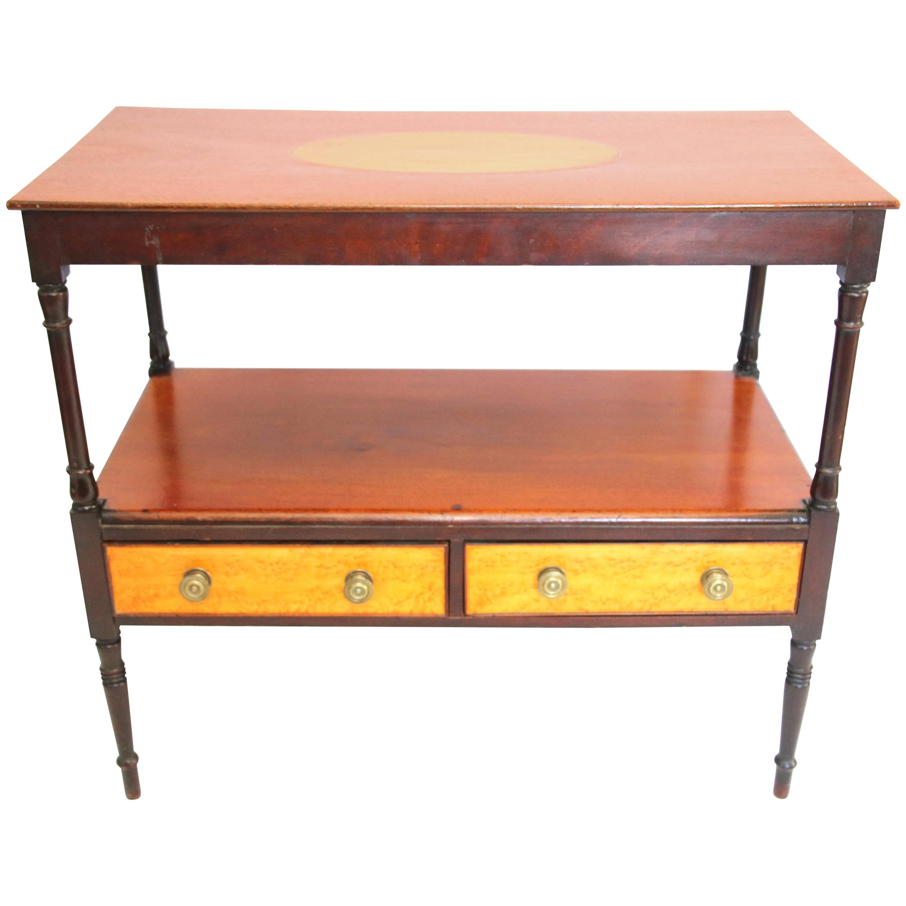 Early 19th Century Sheraton Diminutive Server or Butler's Table For Sale