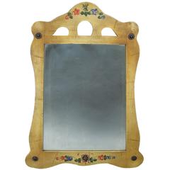 1930s Large Monterey Triple Cut-Out Mirror