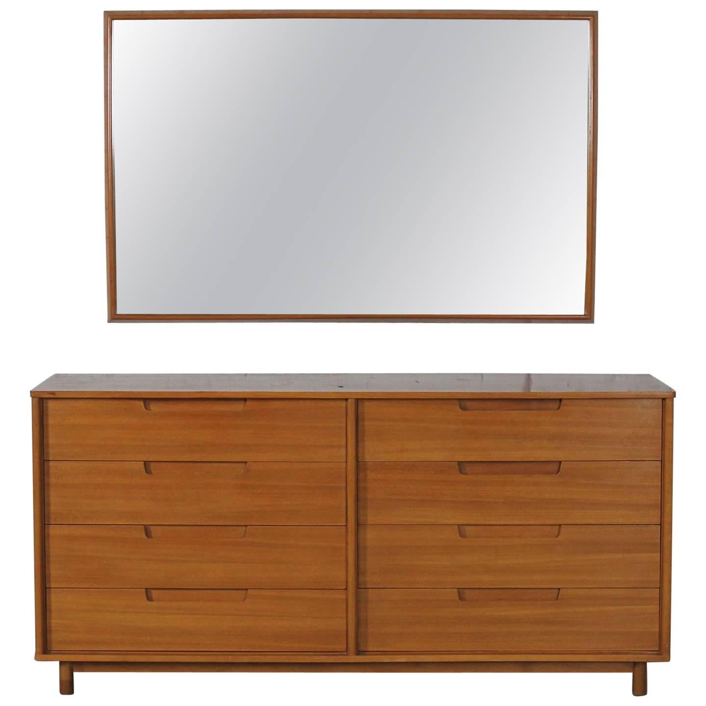Milo Baughman Dresser & Mirror for Drexel Today’s Living Line Mid-Century Modern