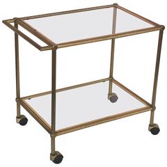 French Drinks Cart of Brass 7