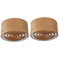 Deux plafonniers modèle 971-135/25 de Yki Nummi pour Stockmann Orno