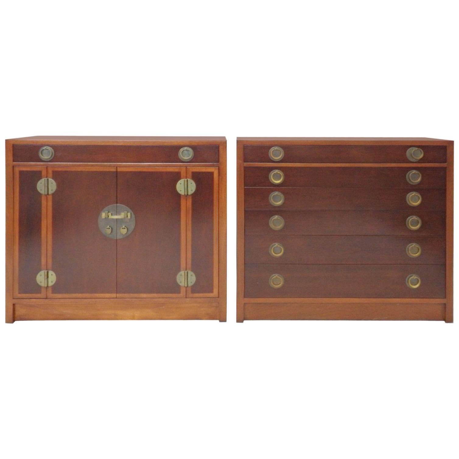 Pair of Edward Wormley for Dunbar Chests