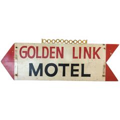 Motel Arrow Sign "Golden Link"