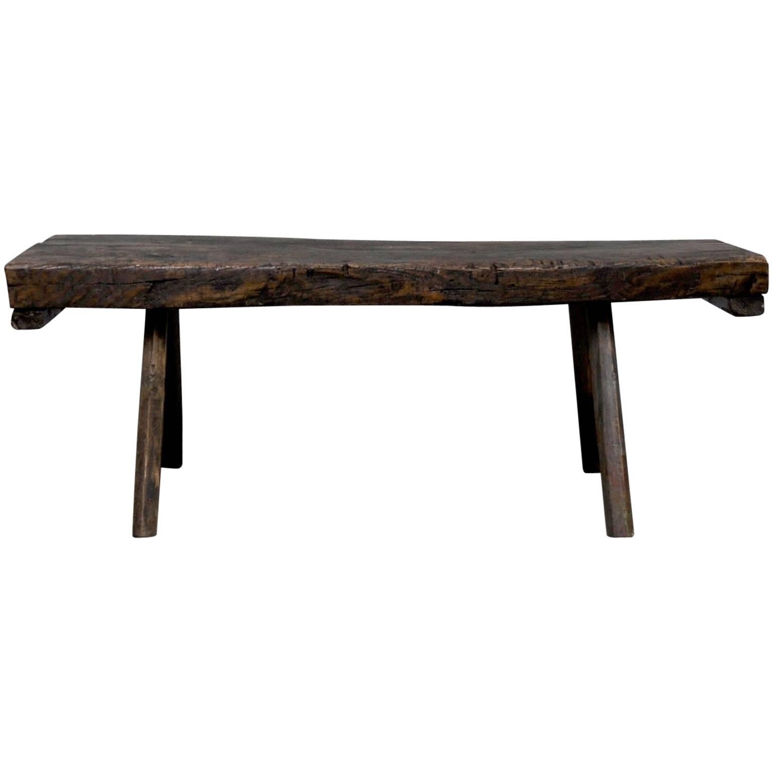 Hungarian Butcher's Block Coffee Table, 1920s