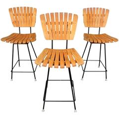 Mid-Century Modern Arthur Umanoff for Raymor Bar Stools 4