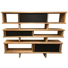 Beautiful End 20th Century French Library in the Taste of Charlotte Perriand