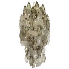 Polyhedral Chandelier by Carlo Scarpa for Venini