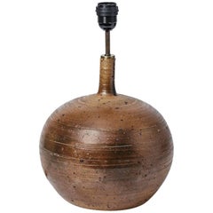 Pierre Digan Stoneware Lamp from La Borne