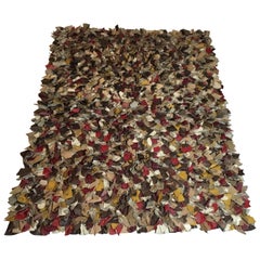 Scandinavia Patchwork Leather Rug