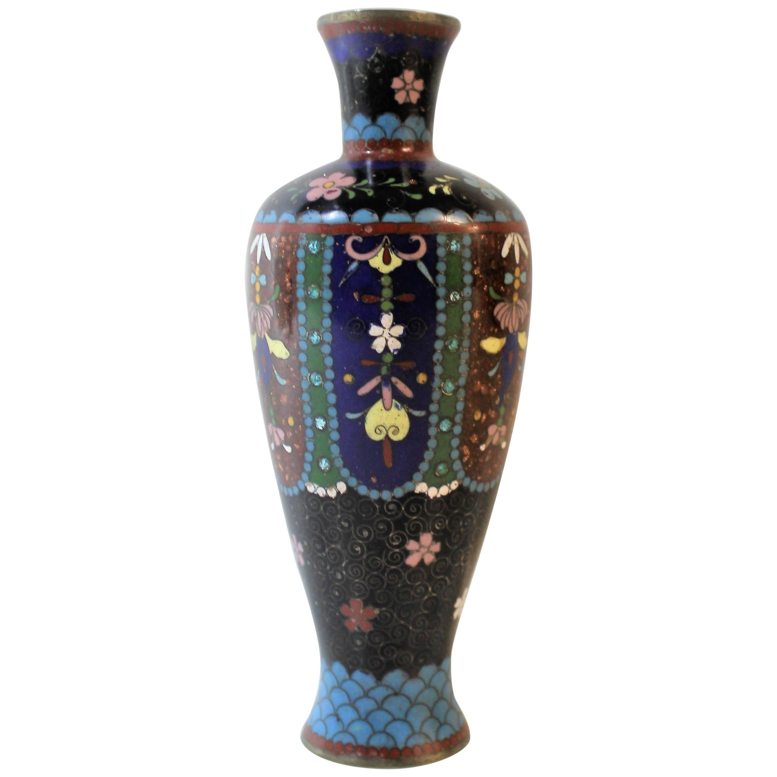 Japanese Meiji Period Cloisonné Vase