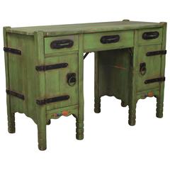 1930s All Original Spanish Green Monterey Desk