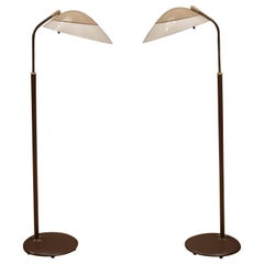 Mid Century Lightolier Floor Lamps by Gerald Thurston