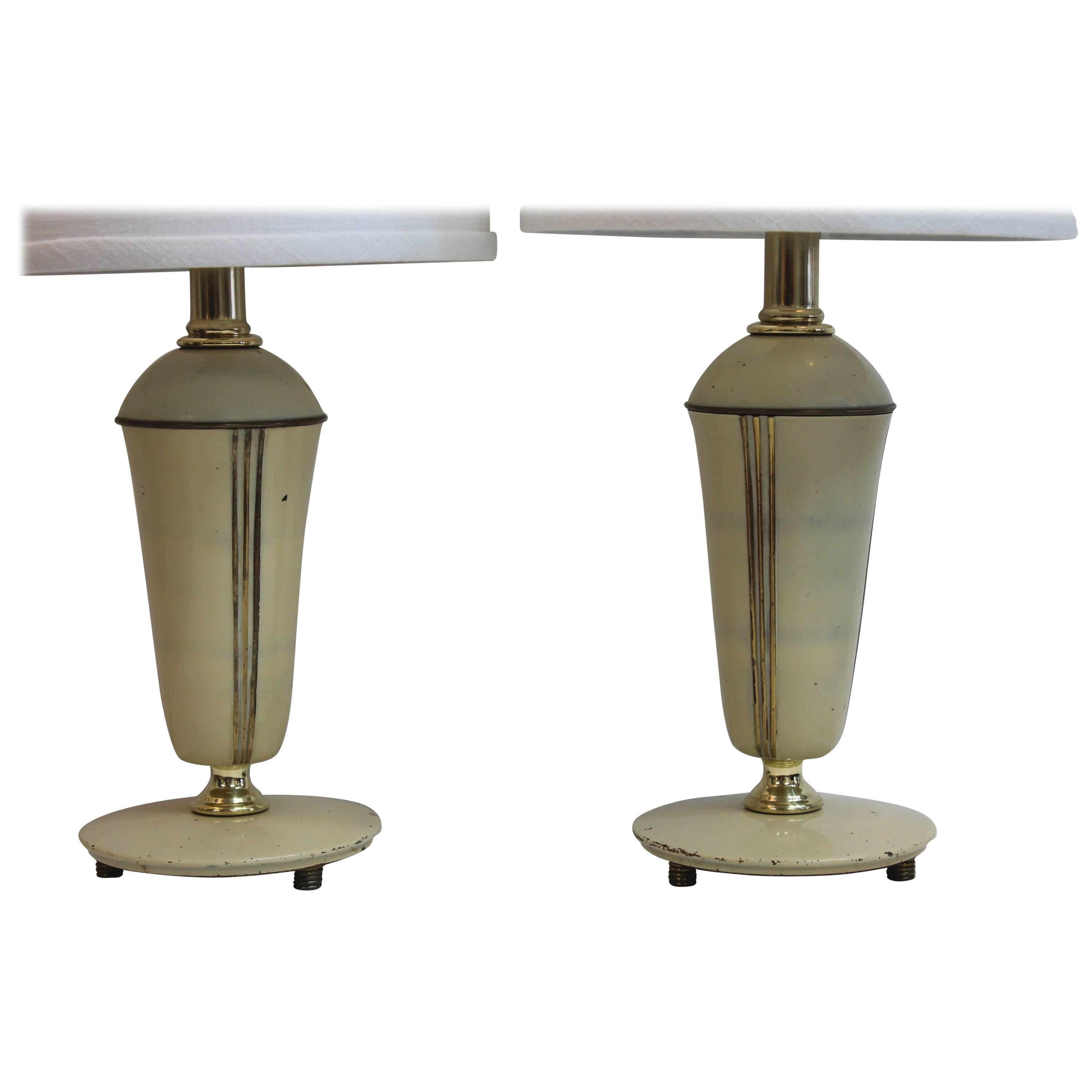 Pair of Chase Boudoir Lamps