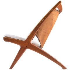 Scandinavian Lounge Chair Krysset "The Cross" by Fredrik Kayser, 1955