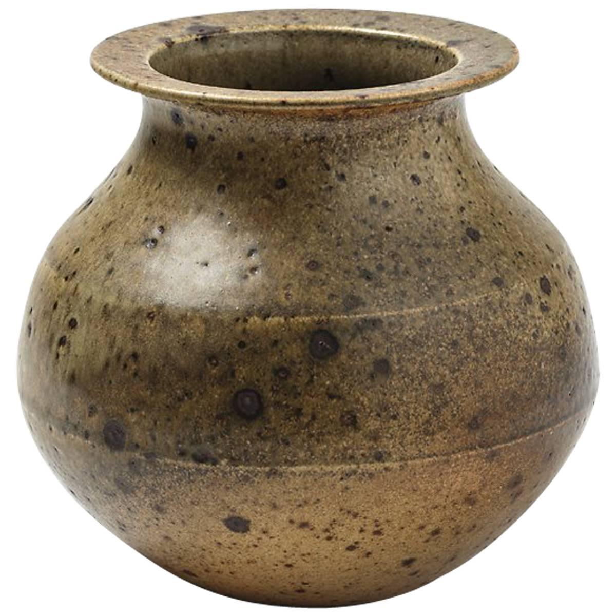 Stoneware Vase by Robert Deblander, circa 1970-1975