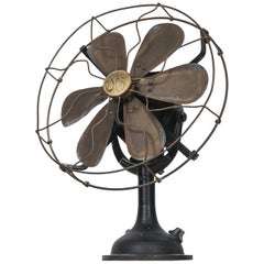 Vintage Mid-Century Industrial Fan by General Electric in America