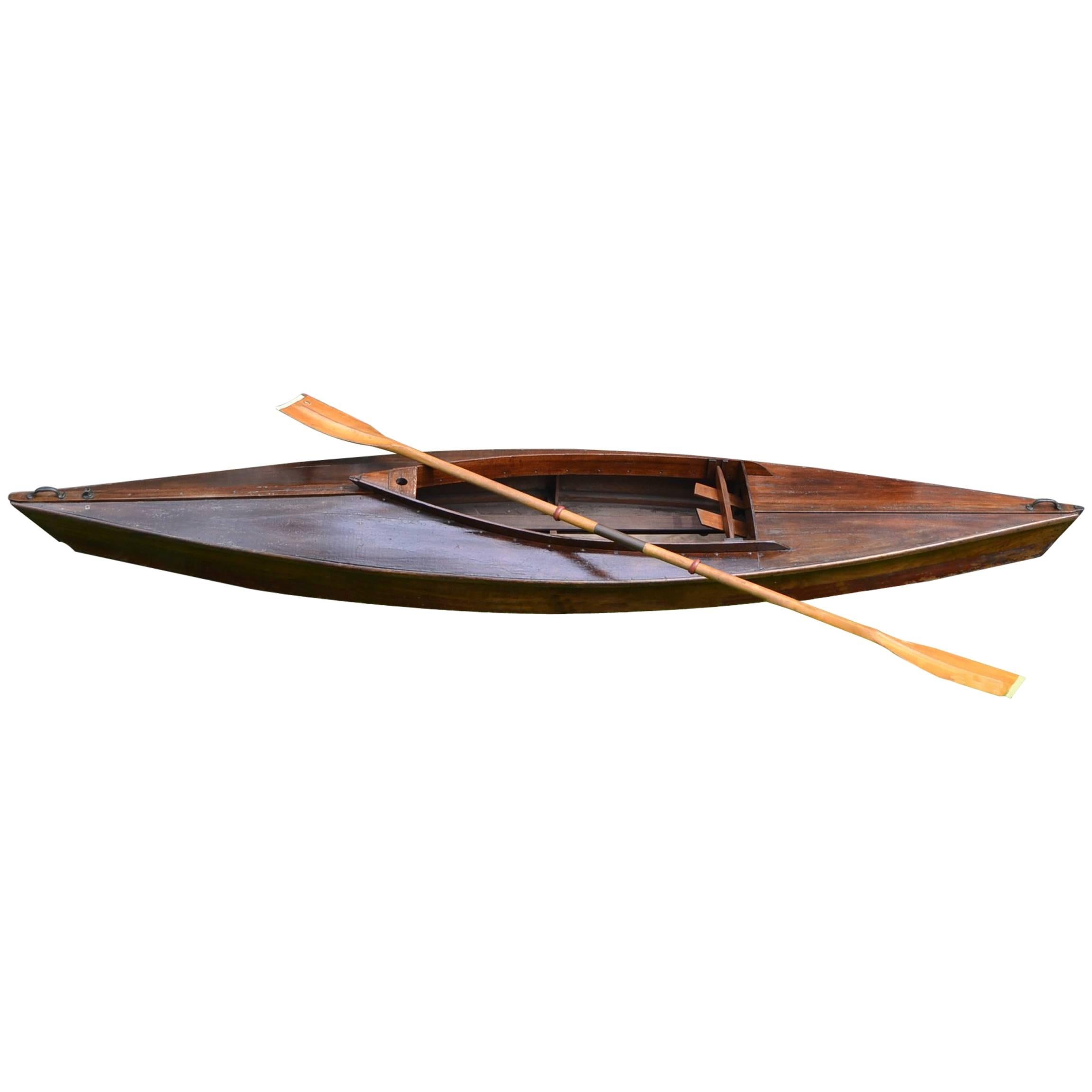Antique Wooden Canoe