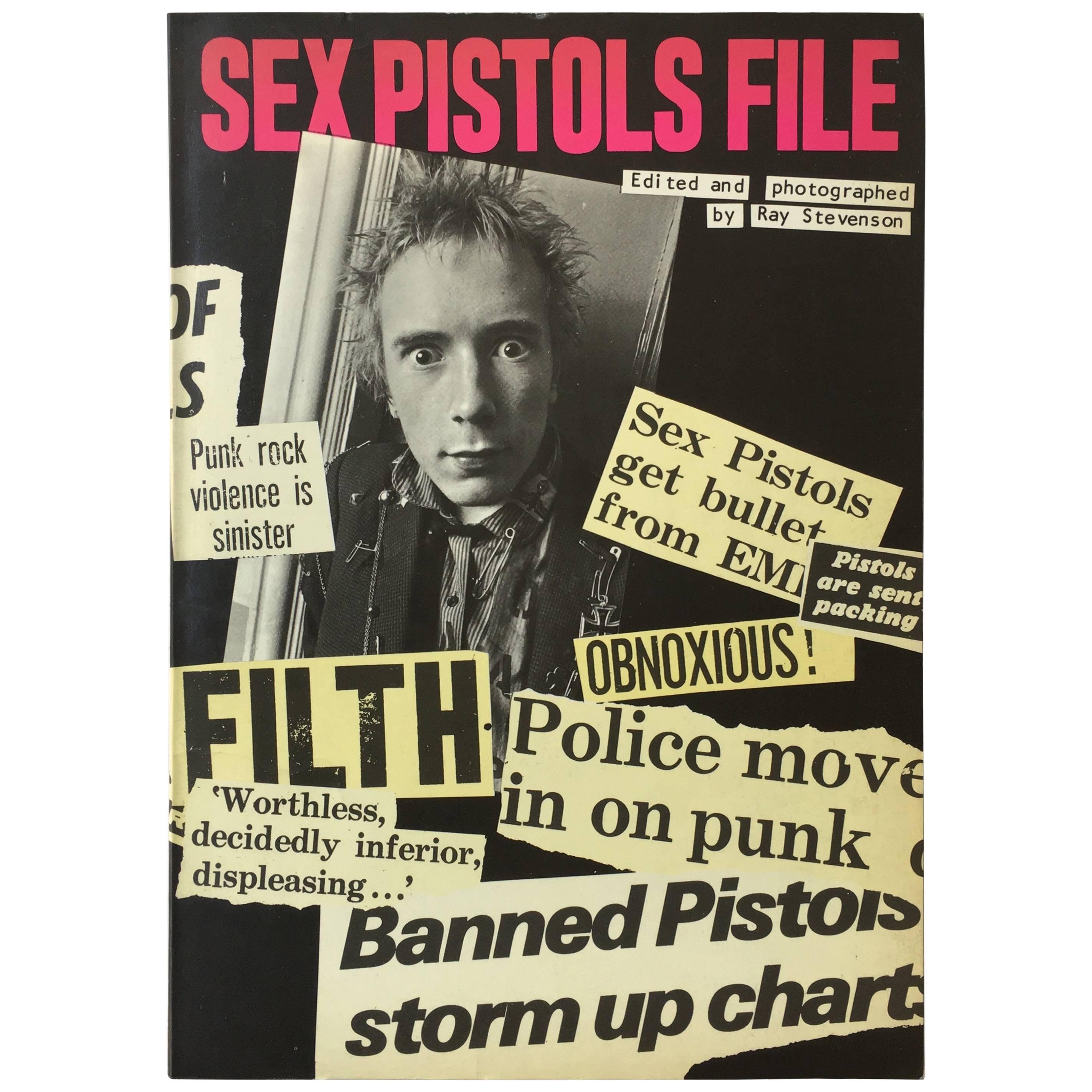 Sex Pistols File, Ray Stevenson First Edition, 1978