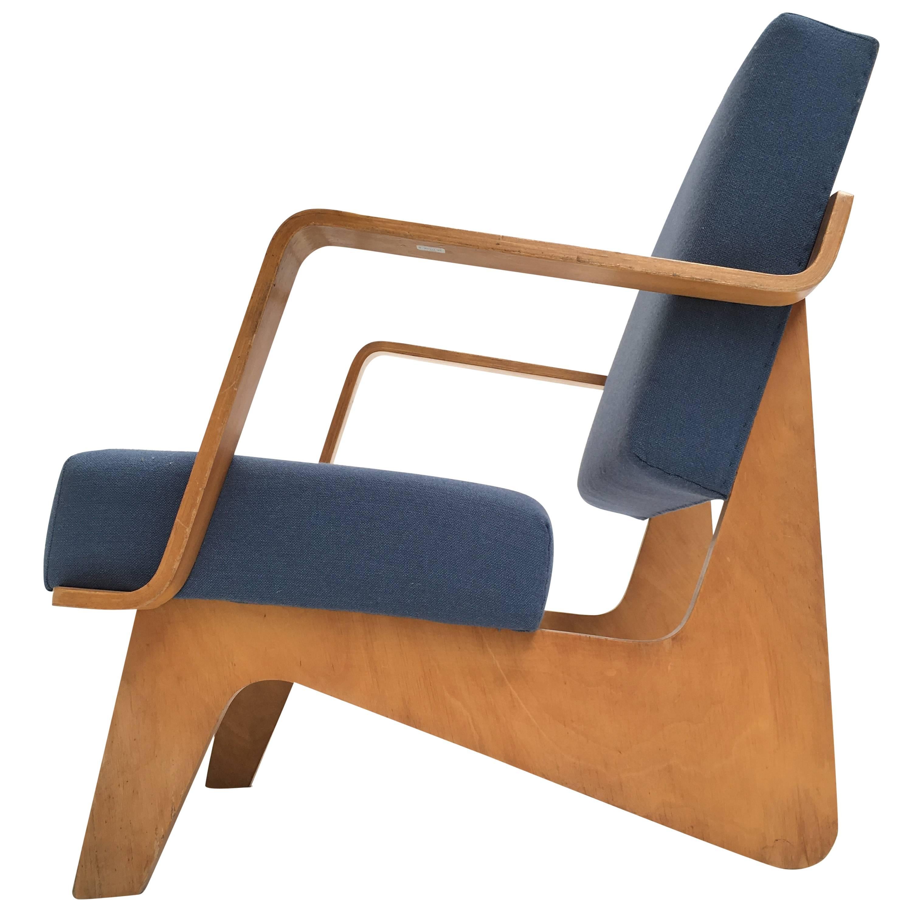Birch Plywood FB03 Combex Plywood Armchair by Cees Braakman for UMS Pastoe, 1952