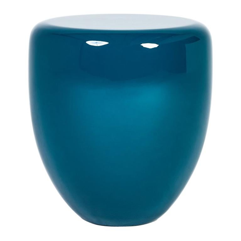 Side Table, Peacock Blue DOT by Reda Amalou Design, 2017 -Glossy or mate lacquer
