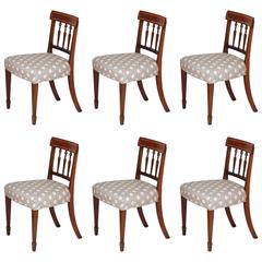 Set of Six Wooden Chairs